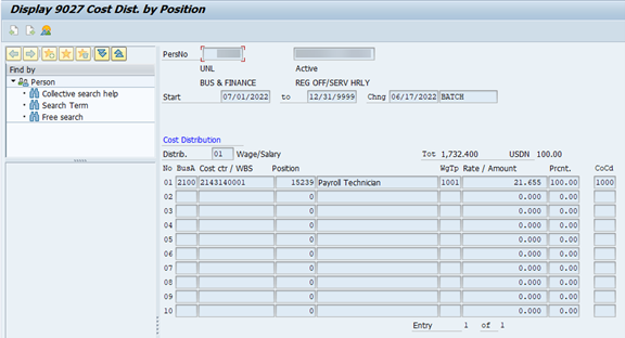 Screenshot of IT9027 in SAP