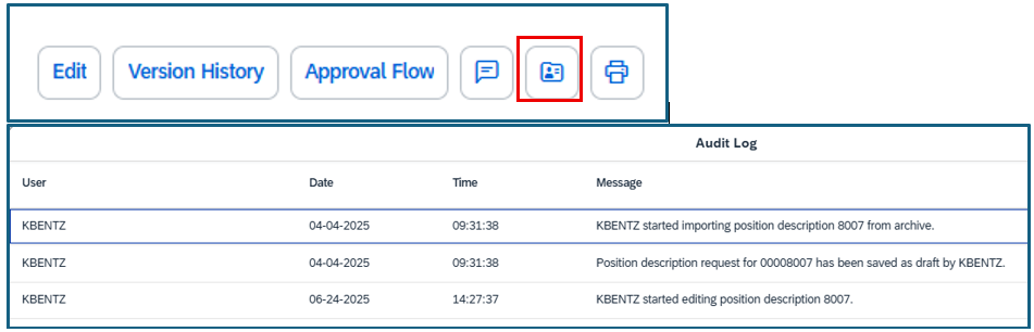 Audit Log icon