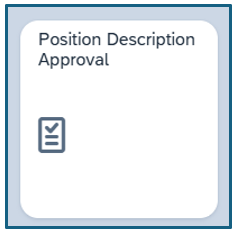 Position Description Approval tile
