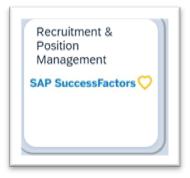 Recruitment and Position Management tile