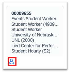 Position Card for Student Worker