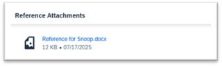Select the document from your computer for reference check