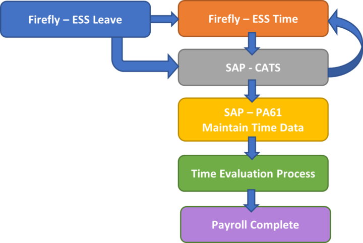 Flowchart of Time Entry Data